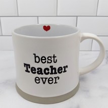 Best Teacher Ever Coffee Mug Cup Blue Sky Spectrum 17oz Pen or Pencil Ho... - £9.27 GBP