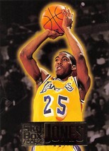 1994-95 Skybox #244 Eddie Jones RC Rookie Card Los Angeles Lakers  - £0.69 GBP