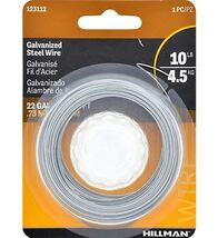 Hillman 123112 Hobby Wire Steel Galvanized #22 x 100&#39; - $262.22 MXN