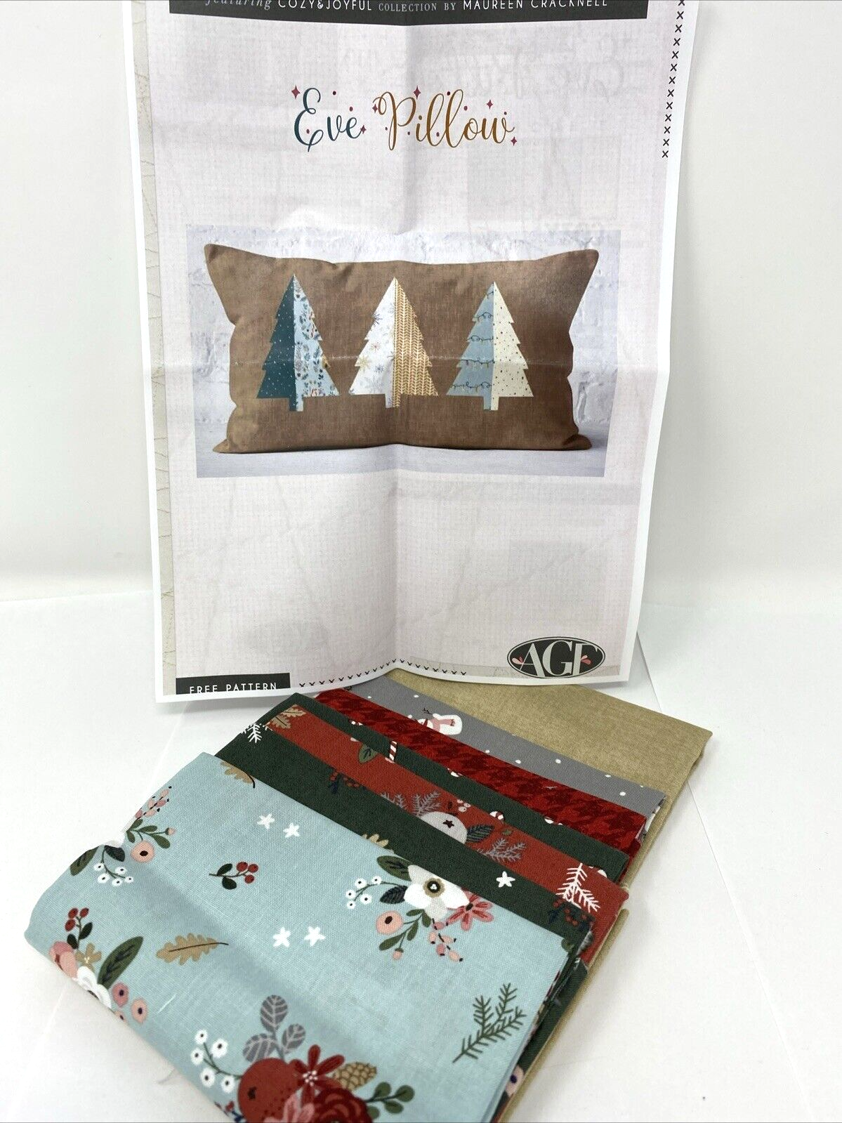 Cozy &amp; Joyful  Collection &quot;Eve Pillow&quot; Quilting Kit - $23.74