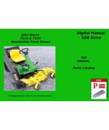John Deere  F510 F525 Front Mower Parts Catalog / Manual See Description... - $23.74