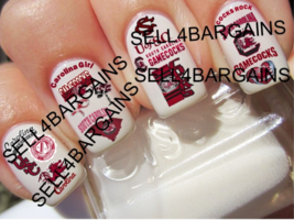 40 NEW 2023 SOUTH CAROLINA GAMECOCKS Logos》20 Different Designs《Nail Art... - $20.99