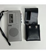 SONY M-203 Handheld Microcassette Recorder w/ Case Japan For Parts/Repair - $29.85 CAD
