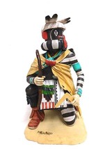 Hopi Left Handed Hunter Kachina Doll, 11&quot; Katsina Museum Quality, Marlin Pinto - £5,697.80 GBP