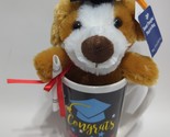 Sweet Thoughts &#39;Congrats Grad&#39; Dog Plush in a Mug - £18.76 GBP