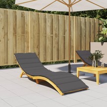  Sun Lounger Cushion Anthracite Oxford fabric 78.7x19.7x1.2 in - $2,562.05 MXN
