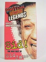 British Comedy Legends Sid! The Very Best Of Sid James VHS Tape - £10.18 GBP