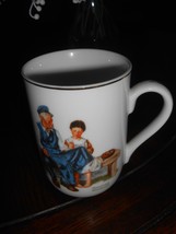 Norman Rockwell Museum Mug Lighthouse Keepers Daughter White Ceramic A411 SOA ☕ - £3.64 GBP