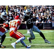 Darren Waller Autographed LV Raiders 16x20 Photo Inscriptagraphs COA Signed Blk - £88.29 GBP