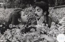Bollywood Actor Poonam Dhillon Kamal Haasan Photo BW Photograph 4x6 inch... - $6.82