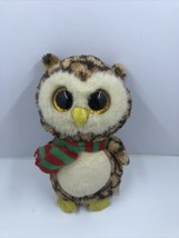 Ty Beanie Boos - WISE the Holiday Owl (6 Inch) Winter Holiday Scarf - $3.91