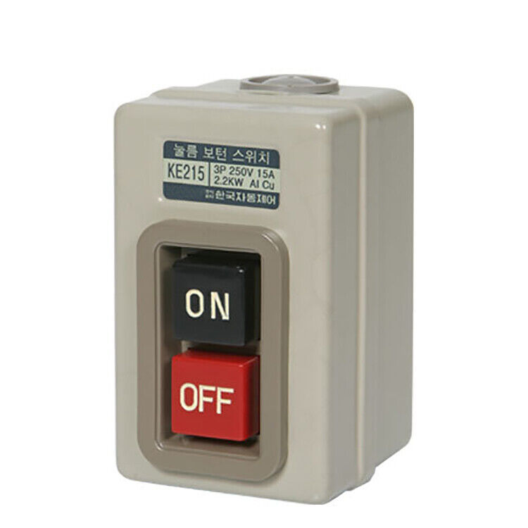 1Pcs New For KACON Power Button Switch 3P 250V 15A 2.2kw KE-215 KE215 - $44.99
