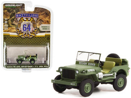 1942 Willys MB Jeep #20362162-S Green &quot;U.S. Army World War II - Rough Rider&quot; ... - $16.89