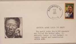 Arthur Ashe Laid To Rest - Percy Lavon Julian Black Heritage USA Stamp 1993 - £3.88 GBP