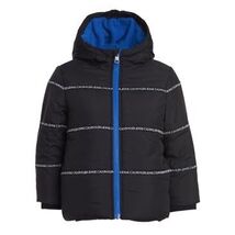 Calvin Klein Little Boys Hooded Logo-Tape Bubble Jacket ,Size 5/6 - $62.37