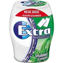 Wrigley&#39;s EXTRA White Professional : SPEARMINT Chewing gum -50pc-FREE SH... - £7.75 GBP