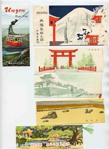 6 Different Colorful Japan Tourist Attraction Souvenir Tickets 1980&#39;s - £18.68 GBP