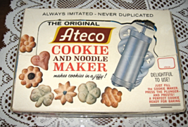 Ateco The Original Cookie &amp; Noodle Maker-#685-Incomplete-Patent 1935- USA - £5.48 GBP