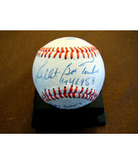 BOB TURLEY 1958 CY YOUNG WSC NEW YORK YANKEES STAT SIGNED AUTO BASEBALL ... - $2,257.82 MXN