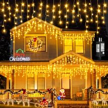 Cascada De Luces 400 LED Navideñas 33FT Decoracion Navidad Para Exterior... - €30,55 EUR