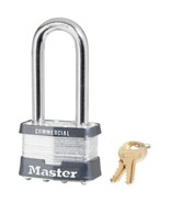 MASTERLOCK CO 5KALJ-A214 2&quot;, Laminated Padlock, with 2-1/2&quot; Long Shackle - $30.95