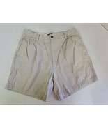 Banana Republic Classic Mens Shorts Size 33 Off White Pleated Front - £7.43 GBP