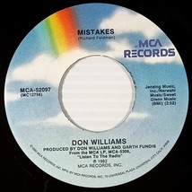 Don Williams - Mistakes / Fool, Fool Heart [7&quot; 45 rpm Single] - £1.69 GBP