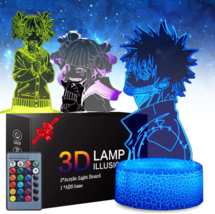 My Hero Academia Anime Dabi Himiko 16 Color LED 3D Light Lamp Acrylic Plates NEW - £29.59 GBP