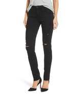 NWT AG PRIMA CIGARETTE 5 YEARS BLACK DESTRUCTED JEANS 29 - £80.18 GBP