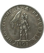 1801 République helvétique 4 francs - Gardien de la Révolution - $13.22