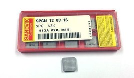 SPG 424 H13A Sandvik Coromant (Pack of 10) SPGN 120316 - £54.03 GBP