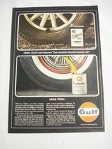 1964 Color Ad Gulf Oil &quot;Gulfpride Single-G Motor Oil&quot; - $9.99