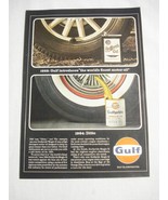 1964 Color Ad Gulf Oil &quot;Gulfpride Single-G Motor Oil&quot; - $9.99