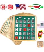 10-Pack Durable Green Bingo Shutter Cards - Easy Slide Windows Included - $1,585.22 MXN