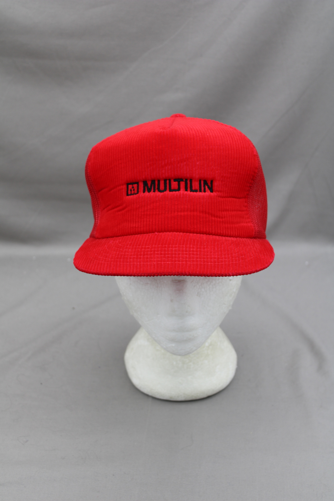 Vintage Corduroy Hat - Multilin Controls - Adult Snapback - $35.00