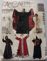 McCall’s Kids Costumes Ghost Dracula Angle Wizard Santa Witch Size 2-12 #P400 - $4.99