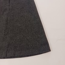 Studio Y Women's Gray Wool Blend Pull-On A-Line Skirt Size 7 Measured Waist 30" image 4
