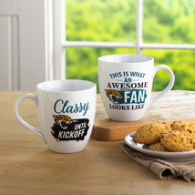 Jacksonville Jaguars Coffee Mug 17oz Ceramic 2 Piece Set with Gift Box - $84.49