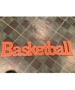 32&quot; Wooden Orange Basketball Sign From Hobby Lobby *New ddd1 - $20.41 CAD