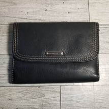 Dockers Unisex Black Genuine Leather w/Zip Pouch Bifold with Snap Flap Wallet - £8.45 GBP