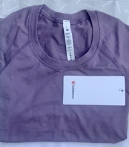 Lululemon Swiftly Tech Short Sleeve 2.0 ~Purple Ash~Sz 6~NWT~FREE Usps Ship - £70.47 GBP