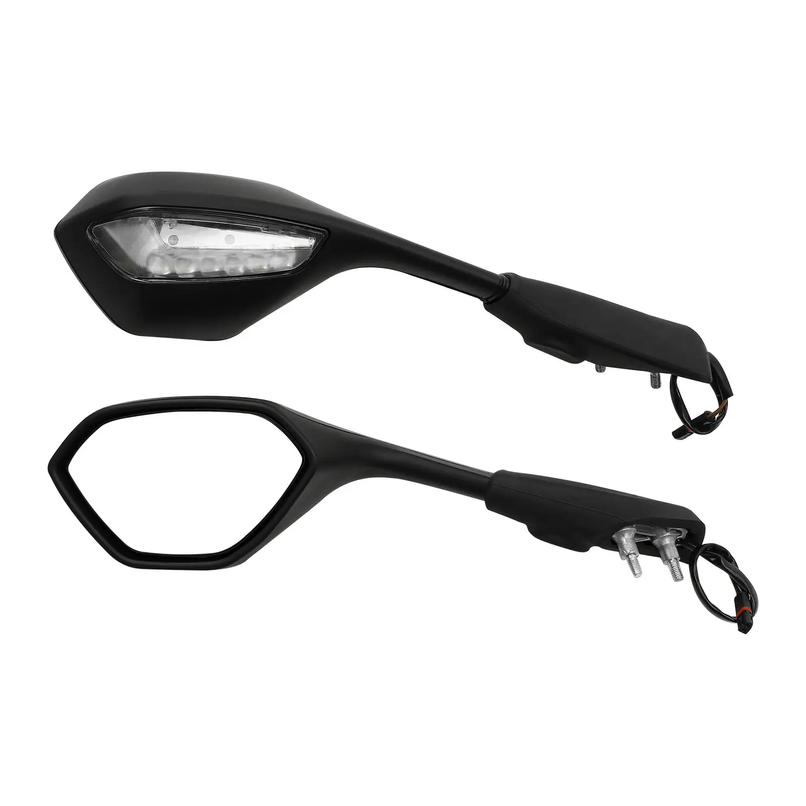 Motorcycle Rearview Mirrors LED Turn Signals Light   S1000RR 2019-2022 2020 2021 - £267.74 GBP