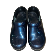 Dansko Dark Green Patent Leather Clog Shoes Womens EU 36 US 5.5 - 6 - £17.39 GBP