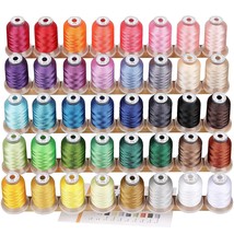 40 Brother Colors Polyester Machine Embroidery Thread Kit 500M - $38.94