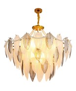 Tonuao Gold Chandeliers Lighting,31inch 12-Lights Modern Crystal - $247.49
