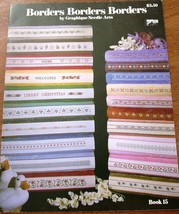 10-Page Pattern Booklet-Cross Stitch/Needlepoint BORDERS, BORDERS, BORDERS  - $5.00