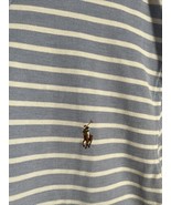 Polo Ralph Lauren Men Striped Knit Oxford Big &amp;Tall Polo Shirt Blue/Whit... - £29.50 GBP