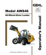 New GEHL AWS 46 AWS46 Owners Operators Manual 918267 FREE SHIPPING - £28.95 GBP