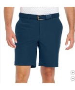 Greg Norman Mens Shorts Blue Golf Stretch Pockets Flat Front Lightweight... - $58.79 CAD