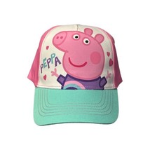 Hasbro Peppa Pig Kid Youth Girl Pink Adjustable Baseball Hat Cap New - $6.99